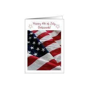  4th of July / Godparents, flag Card Health & Personal 