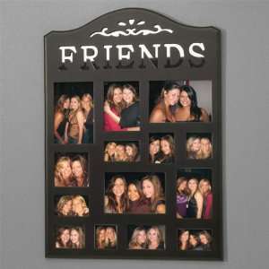  WOODEN PHOTO COLLAGE FRAME (FRIENDS) 