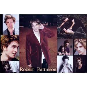 Twilight movie star Robert Pattinson collage POSTER 34 x 23.5 (poster 