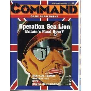    Command Magazine #45, with Operation Sea Lion & Yarmuk Board Games