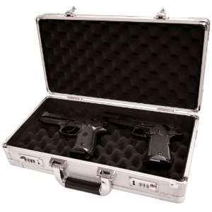 Magnum 8476 Pistol Gun Case Silver
