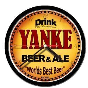  YANKE beer and ale cerveza wall clock 