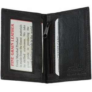  Leather Bifold Wallet  Black 69BK 