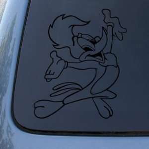 WOODY WOODPECKER   Vinyl Decal Sticker #A1377  Vinyl Color Black