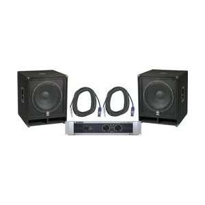  Yamaha SW118V/ P7000S Speaker & Amp Package Musical 
