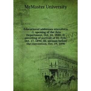   McLaurin, John. ; Goodspeed, Calvin, McMaster University. Rand Books