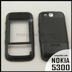  Black Faceplate Cover for Nokia 5300 XpressMusic 
