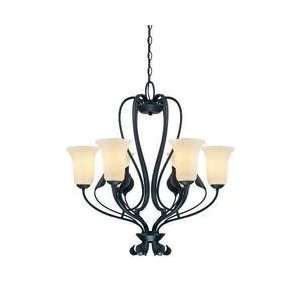  Savoy House 1 5551 6 25 Aude 6 Light Chandelier in Slate 