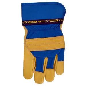  Stanley 5758 01 Goatskin Leather Palm Gloves with Antivibe 