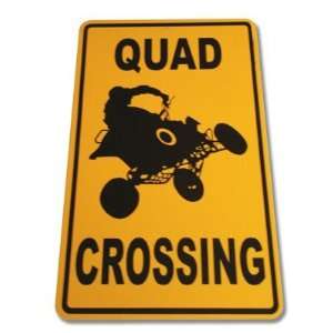  Quad Crossing Offroading Street Sign
