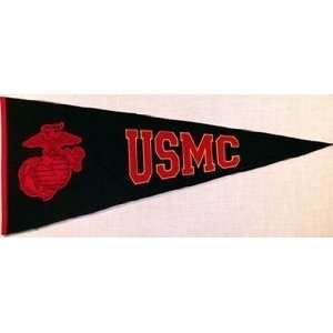  USMC Marines Globe 40.5x17.5 Classic Wool Pennant Sports 