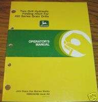 John Deere 450 Grain Drill Hitch Operators Manual jd  
