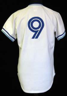 1985 Syracuse Chiefs #9 Game Used White Jersey  