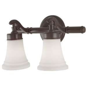   Rubbed Bronze Ashfield Ashfield 2 Light Vanity 7732