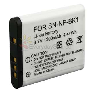 2X NP BK1 NPBK1 Type K Battery +Charger For Sony+Cable  