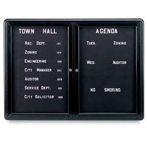   Message Centers   34H times; 47W, Message Center with Hinged Doors