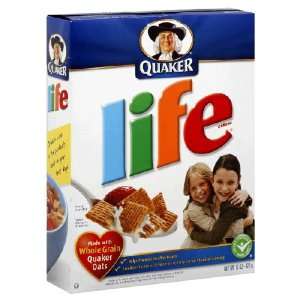 Quaker Life Cereal, 15 oz (Pack of 6)  Grocery & Gourmet 