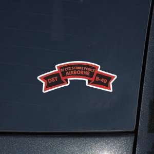  Army Vietnam   Det B 40   Can Tho 3 DECAL Automotive