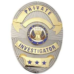 Private Investigator Badge (Silver)