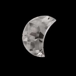  Swarovski Crystal #6722 30mm Moon Pendant Crystal (1 