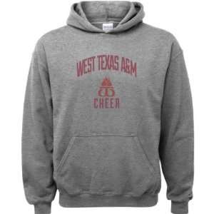 West Texas A&M Buffaloes Sport Grey Youth Varsity Washed Cheer Arch 