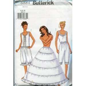  Butterick Sewing Pattern 6884 Sizes 6, 8, 10 Misses 