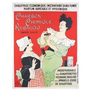  Charbon Rubaudo by D. Auvergne. Size 17.50 X 22.68 Art 