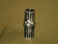 Vintage Abstract Handcrafted Metal Pewter Vase  