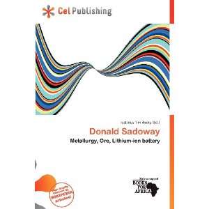  Donald Sadoway (9786138470755) Iustinus Tim Avery Books