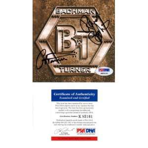  BTO Bachman & Turner Signed Autographed CD Cover PSA DNA 