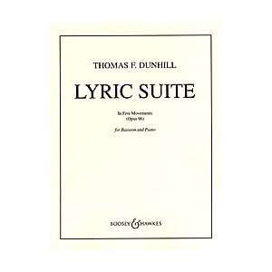  Lyric Suite, Op. 96 Softcover Unknown