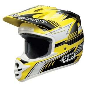  Shoei VFX DT Preston 2 Off Road Helmet Small  Yellow 