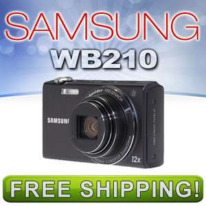 Samsung WB210 14MP Digital Camera (Black) EC WB210ZBPBUS New 