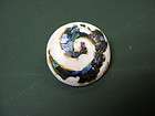 Old Antique Chinese Colored Peacock Button Small Shank Shibayama