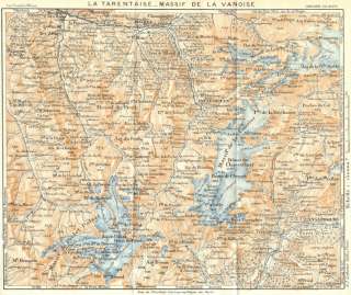 an original colour vintage map scale 1 150000 1934