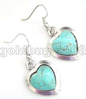 fashionable Tibetan silver and turquoise earring #1549  