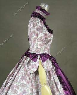   Renaissance Dress Wedding Ball Gown Prom Cosplay 159 S  