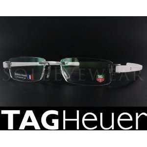  Tag Heuer 7101 020 51 18 135 Pure White Eyeglasses 