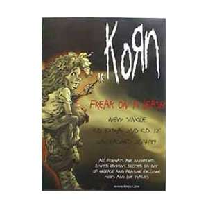  Music   Rock Posters Korn   Freak On A Leash   69x50cm 