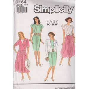   And Unlined Jacket Simplicity Sewing Pattern 7164 (Size N5 10 18