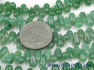 16inch 10mm Drip Green Natural Jade Loose Beads  