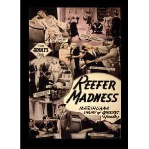  Reefer Madness Metal Sign Patio, Lawn & Garden
