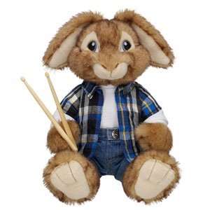 HOP the Movie Rabbit 16 Inches Exclusive Build A Bear with Plaid Shirt 
