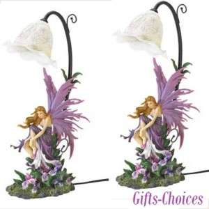 GORGEOUS ORCHID FAIRY TABLE LAMP 17 1/2 HIGH   NEW  