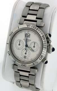 Cartier Pasha 38mm Stainless Steel Chronograph Automatic with Date Men 