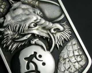 Rise Dragon R Silver 950 Pendant Top by Saito, Harajuku, Tokyo, Japan 