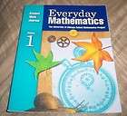 Everyday Mathematics Student Math Journal 1 GRADE 5 WORKBOOK Used 