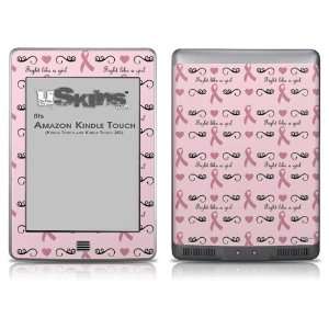  Kindle Touch Skin   Fight Like A Girl Breast Cancer Ribbons and 