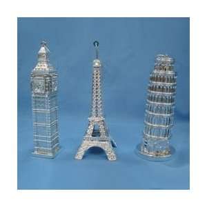 New   Club Pack of 12 Famous European Landmark Christmas Ornaments by 