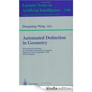 Automated Deduction in Geometry International Workshop on Automated 
